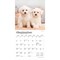 Bichon Frise Puppies | 2026 7 x 14 Inch (Hanging) Monthly Mini Wall Calendar